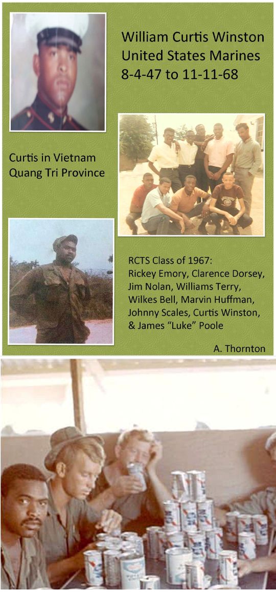 Curtis Winston RCTS graduate and military service tribute